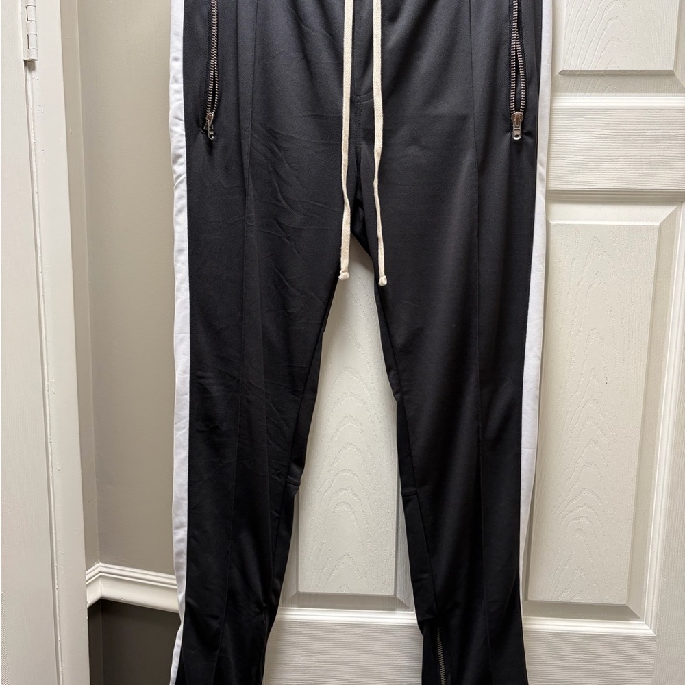 MNML Black and White Joggers (similar to fear of god)